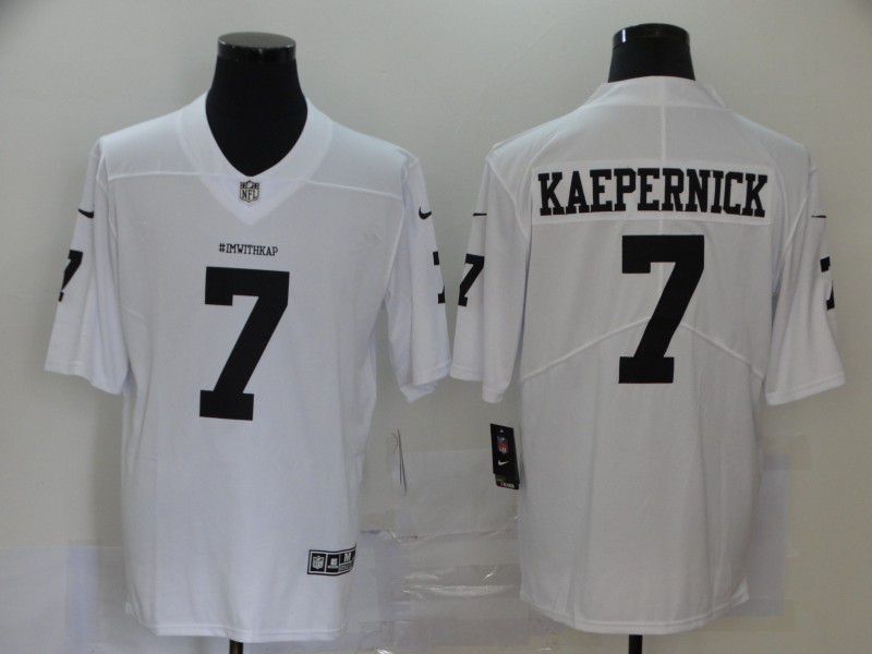 Men San Francisco 49ers #7 Kaepernick White Nike Vapor Untouchable Limited NFL Jersey